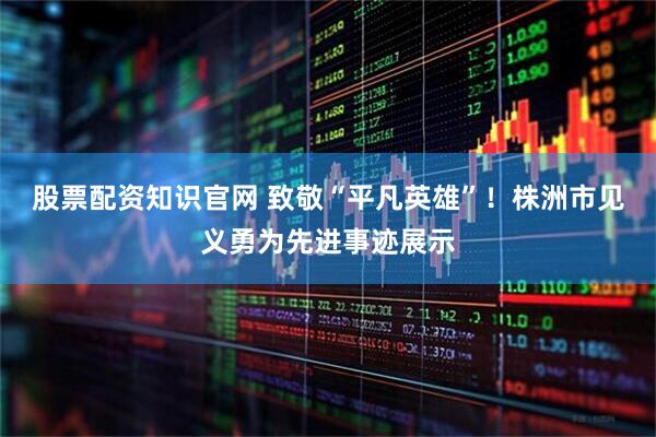 股票配资知识官网 致敬“平凡英雄”！株洲市见义勇为先进事迹展示